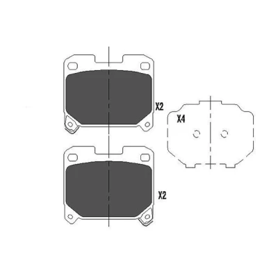 Imagen de KAVO PARTS KBP 9063 Juego de pastillas freno con avisador acústico desgaste TOYOTA: Celica VI Coupé