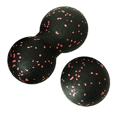 Imagen de WSADZXC77 Pelota de automasaje, cacahuete, juego bolas lacrosse, rodillo muscular para la columna vertebral, fascia, cuello, acupresión, fascitis plantar, masaje reflexología