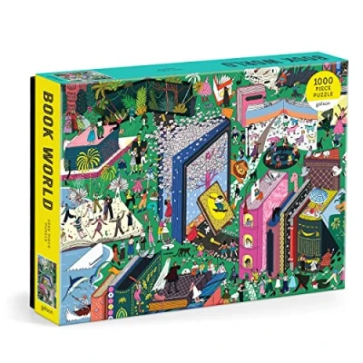 Imagen de Galison Book World Rompecabezas, Multicolor, 1000 Pieces (9780735375529)
