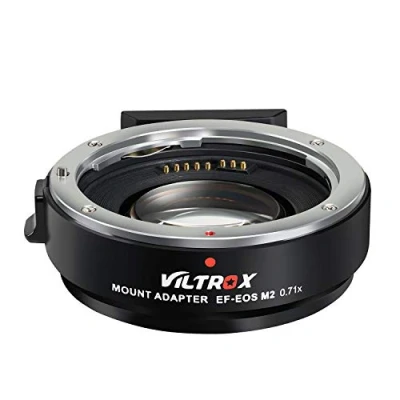 Imagen de VILTROX EF EOS M2 Adaptador de Objetivo Autofocus Reductor 0.71x Speed Booster para Canon Mount a Cámara sin Espejo Montura M M3 M5 M6 M10 M50 M100