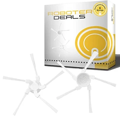Imagen de Roboter Deals Accesorios cepillos laterales, de repuesto (2 unidades) para robot aspirador Dreame W10 y Pro con 6 meses garantía estado superior.