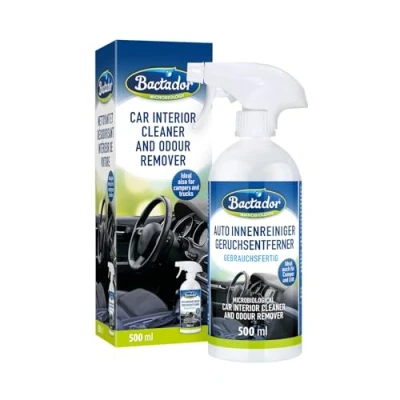 Imagen de Bactador spray limpiador y Eliminador de olores para coches 500 ml microbiológicos interiores Fiable mascotas Natural