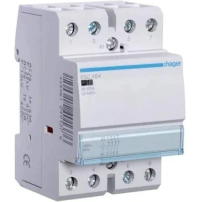 Imagen de Hager ESC464 Contactor 63a 4nc 230v