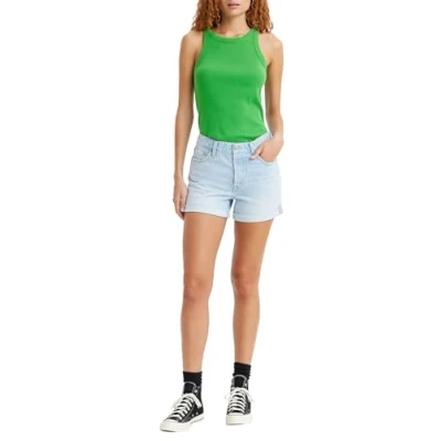 Imagen de Levi&#039;s 501 Rolled Shorts vaqueros, Mujer, Talla: 28, Light indigo worn in blue
