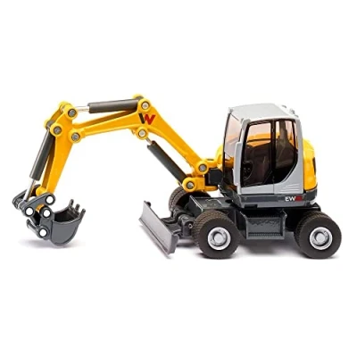 Imagen de Siku 3560 Super Other License Wacker Neuson EW65 Mobile Excavator, Yellow
