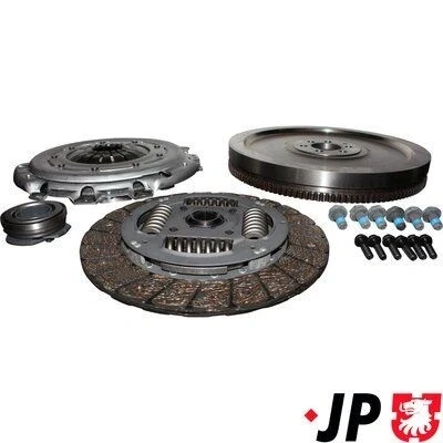 Imagen de JP GROUP 1130413410 Kit de Embrague con cojinete desembrague, volante motor VOLKSWAGEN: GOLF 5, 6, Touran I, SEAT: Leon II Hatchback
