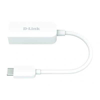 Imagen de Hub USB/Concentrador D Link DUB E250, Adaptador USB C a Puerto RJ 45 Ethernet LAN 2.5 Gigabit, Plug&amp;Play, MacOS y Windows, Blanco