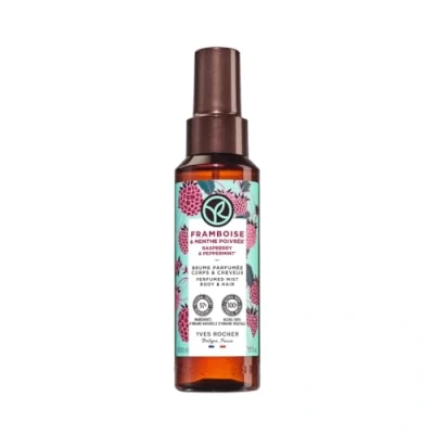 Imagen de Yves Rocher Bruma Perfumada Bain de Nature Frambuesa &amp; Hierbabuena 96% ingredientes origen natural 100ml