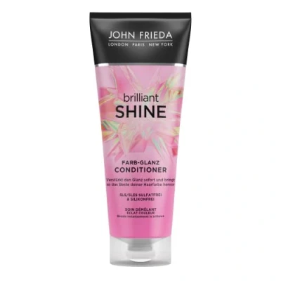 Imagen de John Frieda Brilliant Shine Acondicionador de brillo color, contenido: 250 ml, sin sulfatos SLS ni SLS, silicona, refuerza el