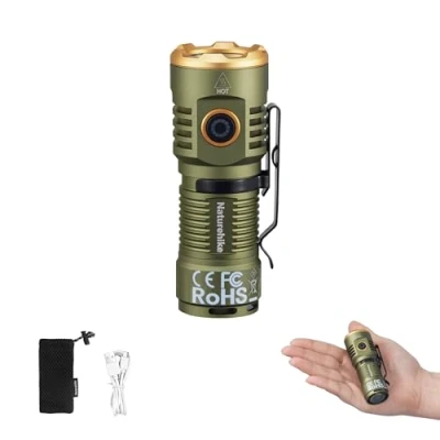 Imagen de Naturehike Linterna Recargable para Acampar Al Aire Libre Tiene Múltiples Modos de Iluminación y un Tiempo Funcionamiento Extra Largo IP44 Adecuado Camping, Senderismo, Montañismo
