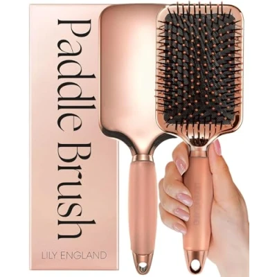 Imagen de Cepillo de paleta perfecto para desenredar (Oro Rosa/Negra)