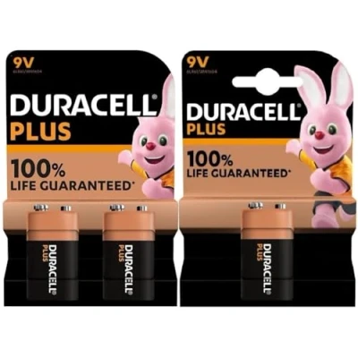 Imagen de 3X Duracell 9V Plus 6LR61/MN1604 Alcalina (1 Blíster de 2 Pilas +1 1 Pila) 3