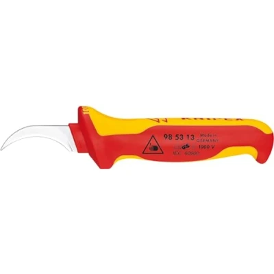 Imagen de Knipex Cuchillo pelacables mango aislante en dos componentes, según norma VDE 190 mm 98 53 13
