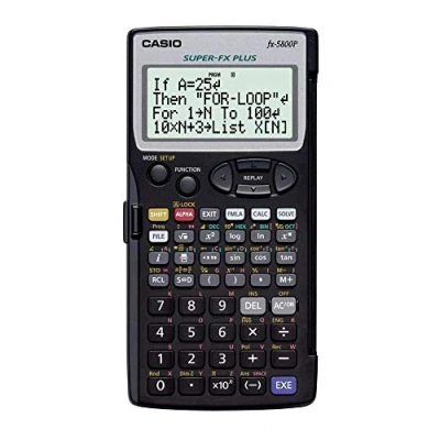 Imagen de Casio FX 5800P Calculadora programable, 15.1 x 81.5 163 mm, Color Negro
