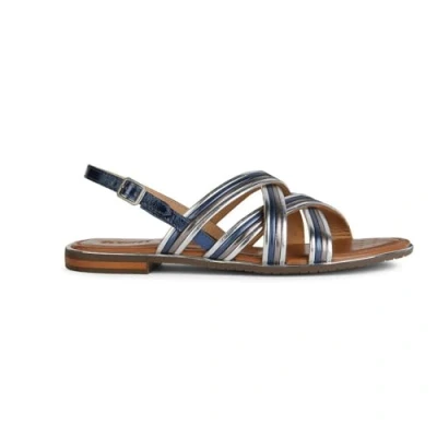 Imagen de Geox D Sozy Plus G, Sandalia Plana Mujer, Azul Marino, 38 EU
