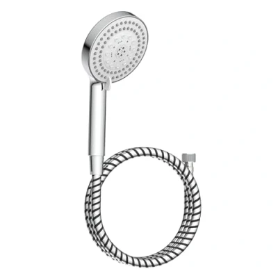 Imagen de EISL WELLY DX6051C Juego de ducha mano con manguera (5 funciones, incluye y junta ahorro agua, cromado)