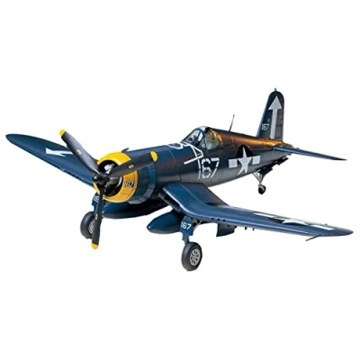 Imagen de Tamiya 1/48 Vought F4U 1D Corsair Plastic Airplane Kit Modelo, Color Azul, (61061)