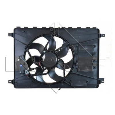 Imagen de NRF 47593 Ventilador de radiador 380 12 330 con bastidor (armazón) unidad control FORD: MONDEO 4 Stufenheck, 4, S Max Mk1