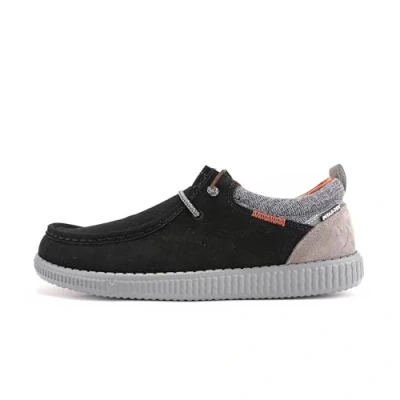 Imagen de WALK IN PITAS WP150 ALEX Mocasines de Hombre Invierno Náuticos Casual Zapatillas Vestir Zapatos Casuales y Cómodos para Calzados Negro 43