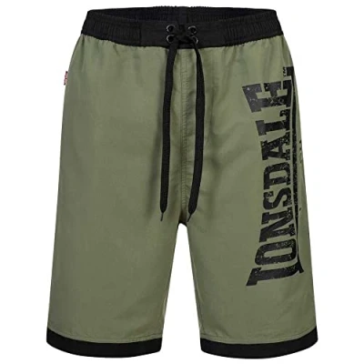 Imagen de Lonsdale Clennell Bañador, Hombre, Talla: XL, Black olive