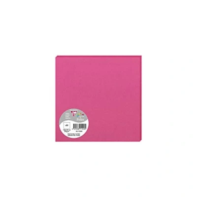 Imagen de Clairefontaine Pack 25 Sobres Polen 16 x cm, 210 g/m², color Rose Fuchsia 0