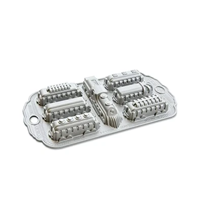 Imagen de NordicWare Nordic Express Molde para horno (43,2 x 24,1 5,1 cm), color dorado
