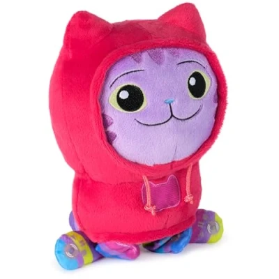 Imagen de Gabby&#039;s Dollhouse Deluxe Plush DJ Catnip, Multicolor (Spin Master 6071765)