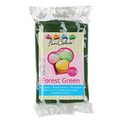 Imagen de FunCakes Fondant Botanical verde (4 unidades de 250 g), color