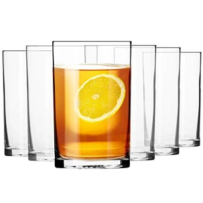 Imagen de Krosno Vasos de Agua Té Café Conjunto 6 Piezas 250 ML Basic Collection Perfectos para Uso en Casa, Restaurante y Fiestas Apto Lavavajillas