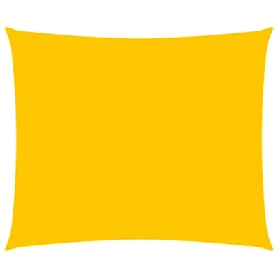 Imagen de vidaXL toldo de Vela Cuadrado HDPE Amarillo 160 g/m² 5x5 m, Forma Trapecio, Sombra Solar, jardín, Sol