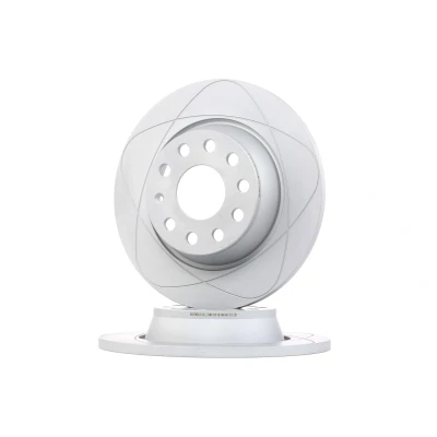 Imagen de ATE PowerDisc 24.0312 0169.1 Disco de freno 282,0 12,0 5 112,0 macizo revestido con tornillos VOLKSWAGEN: Golf 6, 5, Touran I, AUDI: A3 Sportback