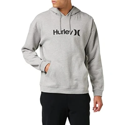 Imagen de Hurley M OAO Solid Core Po Fleece Sudadera, Dk Grey Htr, Hombre