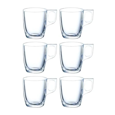 Imagen de Arcoroc Tazas Vidrio, 9 cl, 6 unidades