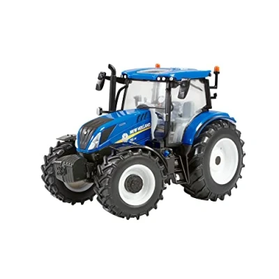 Imagen de Britains Animales New Holland T6.180, Color Azul, Youth Large / 11 13 (Tomy 43356)
