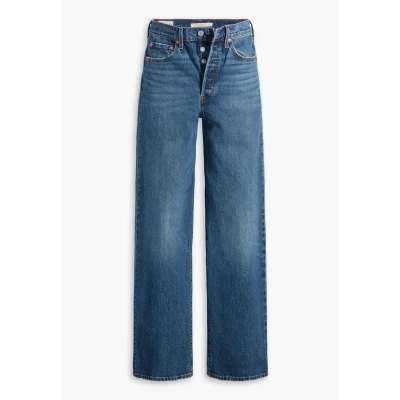 Imagen de Levi&#039;s Ribcage FULL Length Button FLY Vaqueros rectos, Mujer, Talla: 24x32, Valley view