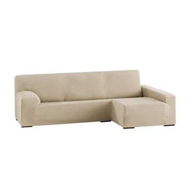 Imagen de Eysa Italia Ulises Funda Chaise Longue elástica, Textura, Beige, 250 310 cm