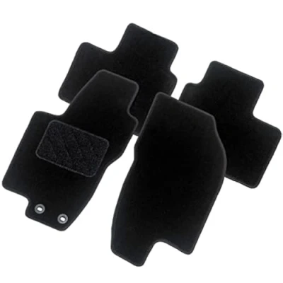 Imagen de AutoStyle TM MX501 Juego de alfombrillas suelo textil delante y detrás 4 negro