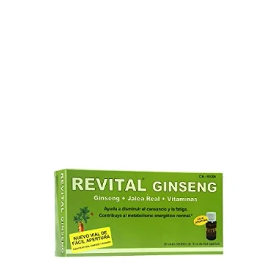 Imagen de Revital ginseng + jalea vitamina c 20 viales