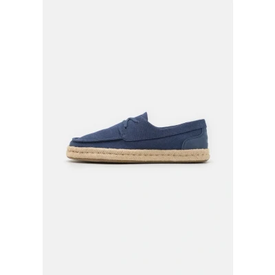 Imagen de TOMS Cabo Rope, Mocasín Plano Hombre, Cadet Blue Heritage Canvas Suede, 41 EU