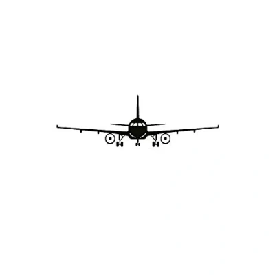 Imagen de JWJQTLD Etiqueta De La Pared，Pegatinas Pared Aviones Salón Dormitorio Aire Acondicionado Pegatinas Decorativas, Apto para Cualquier Superficie Lisa
