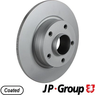 Imagen de JP GROUP 1263203400 Disco de freno Eje trasero 280 12 5 macizo revestido RENAULT: TRAFIC 2 Kasten, Bus, OPEL: Vivaro A Furgón, Combi