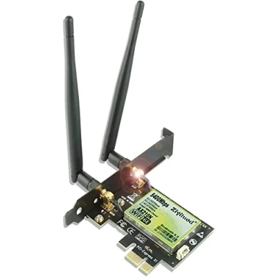 Imagen de Tarjeta WiFi 6E AX5400 Intel AX210 Bluetooth5.2 Inalámbrica 6G/5G/2.4G con MU MIMO,OFDMA,Ultra Low Latency para Windows 11/10(64Bit)