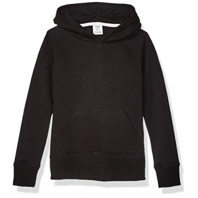 Imagen de Amazon Essentials Sudadera con Capucha Niña, Negro, 6 7 años
