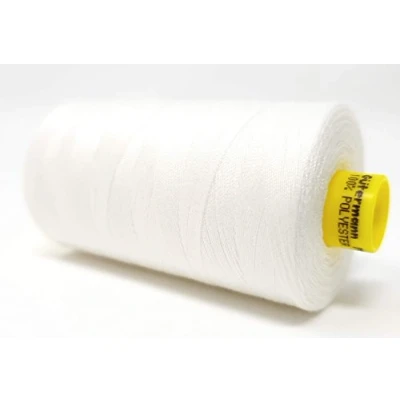 Imagen de Gütermann hilo Mara 80 resistente poliéster 800 metros Máquina de coser y resistentes a los rayos UV (Color Blanco, 1)