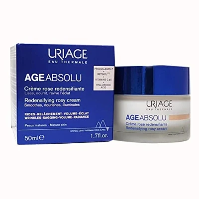 Imagen de Cosmética femenina de la marca Uriage, tratamiento facial, Age Absolu crema Rosa 50 mililitros