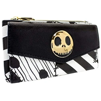 Imagen de Cartera de Nightmare Before Christmas Labor Retazos Negro