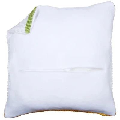 Imagen de Vervaco Kissenrücken mit Reißverschluss Weiß, 45 x Dos de Coussin Avec fermeture Blanc, Algodón, Multicolor, 45.0 0,3 cm