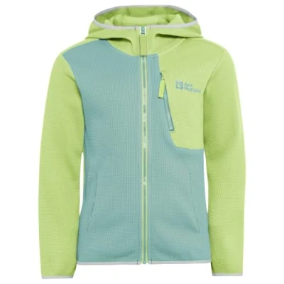 Imagen de Jack Wolfskin Chaqueta de forro polar unisex para niños Actamic Grid Midlayer K