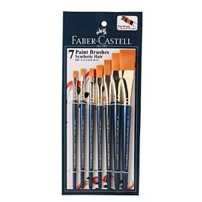 Imagen de Faber Castell Juego de 7 pinceles pelo sintético
