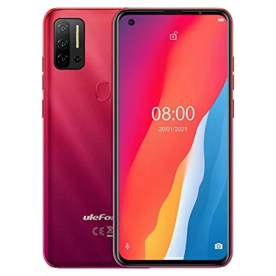 Imagen de Ulefone Android 11 Teléfono Móvil Libres, Note 11P 4G Smartphone,Helio P60 Octa Core 8GB+128GB,Dual SIM+ Dedicada SD Extensión 2TB, Cámara Cuatro 48MP, Pantalla HD+ 6.55&#039;&#039;, GPS Huella Digital Rojo